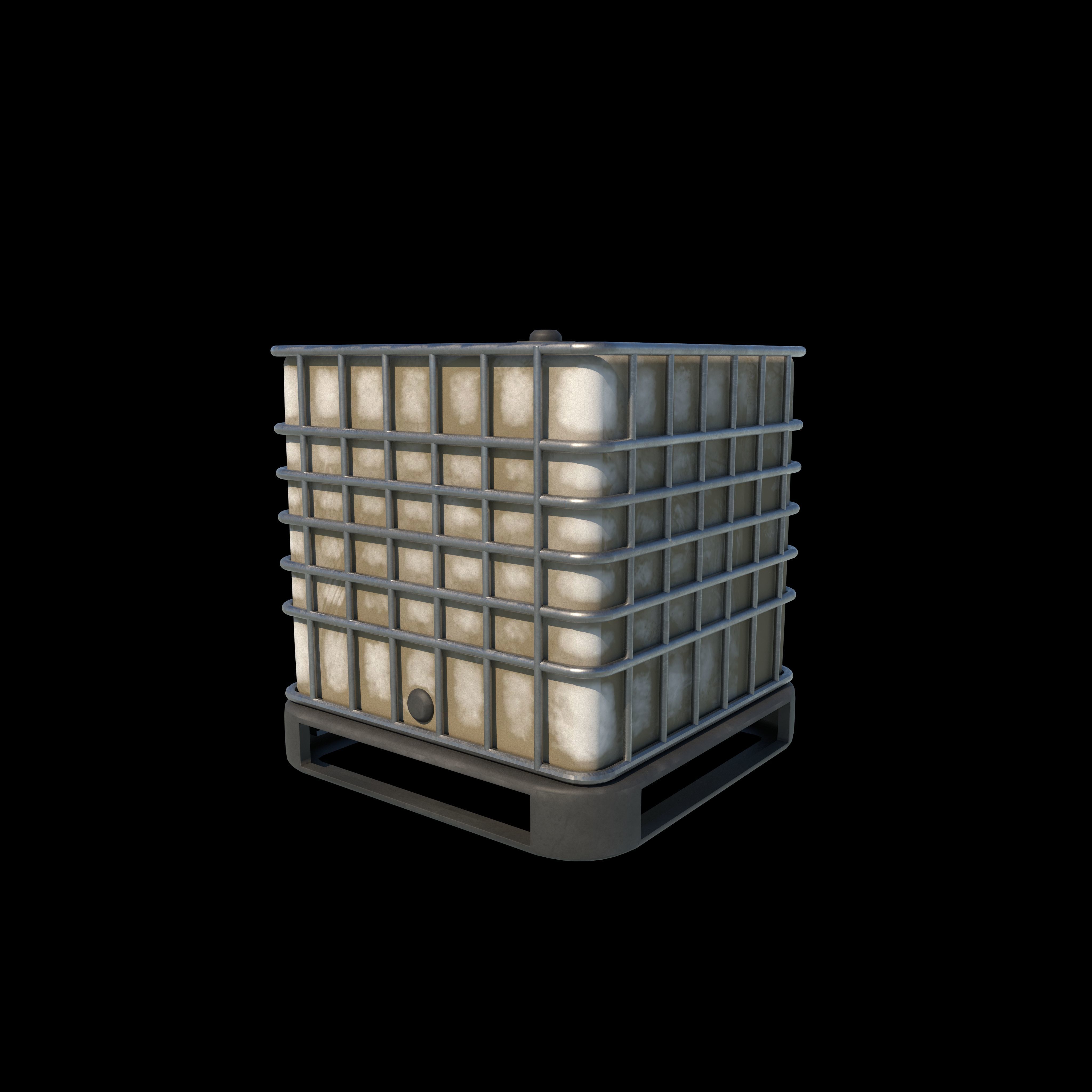 water tank 3D model_2