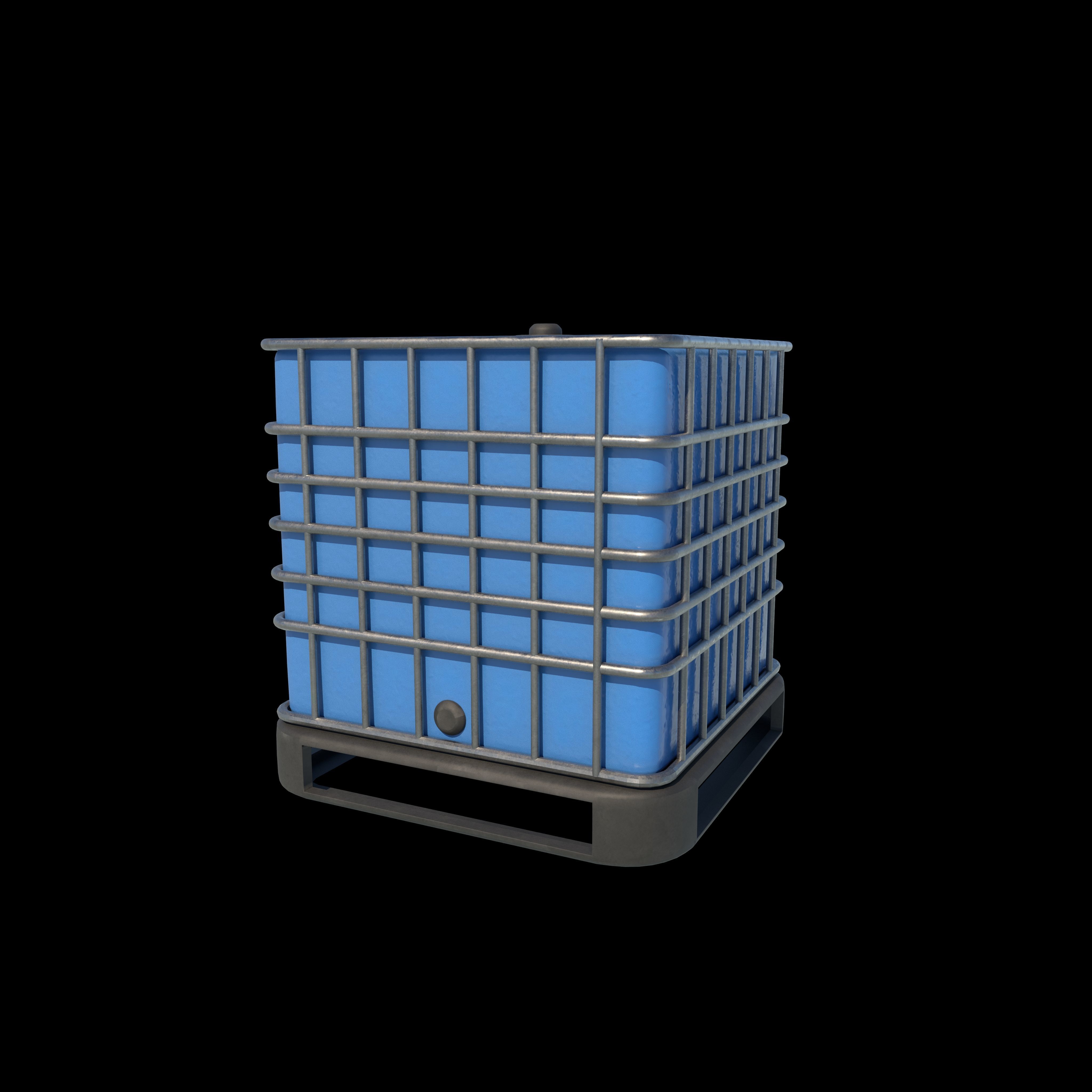 water tank 3D model_3