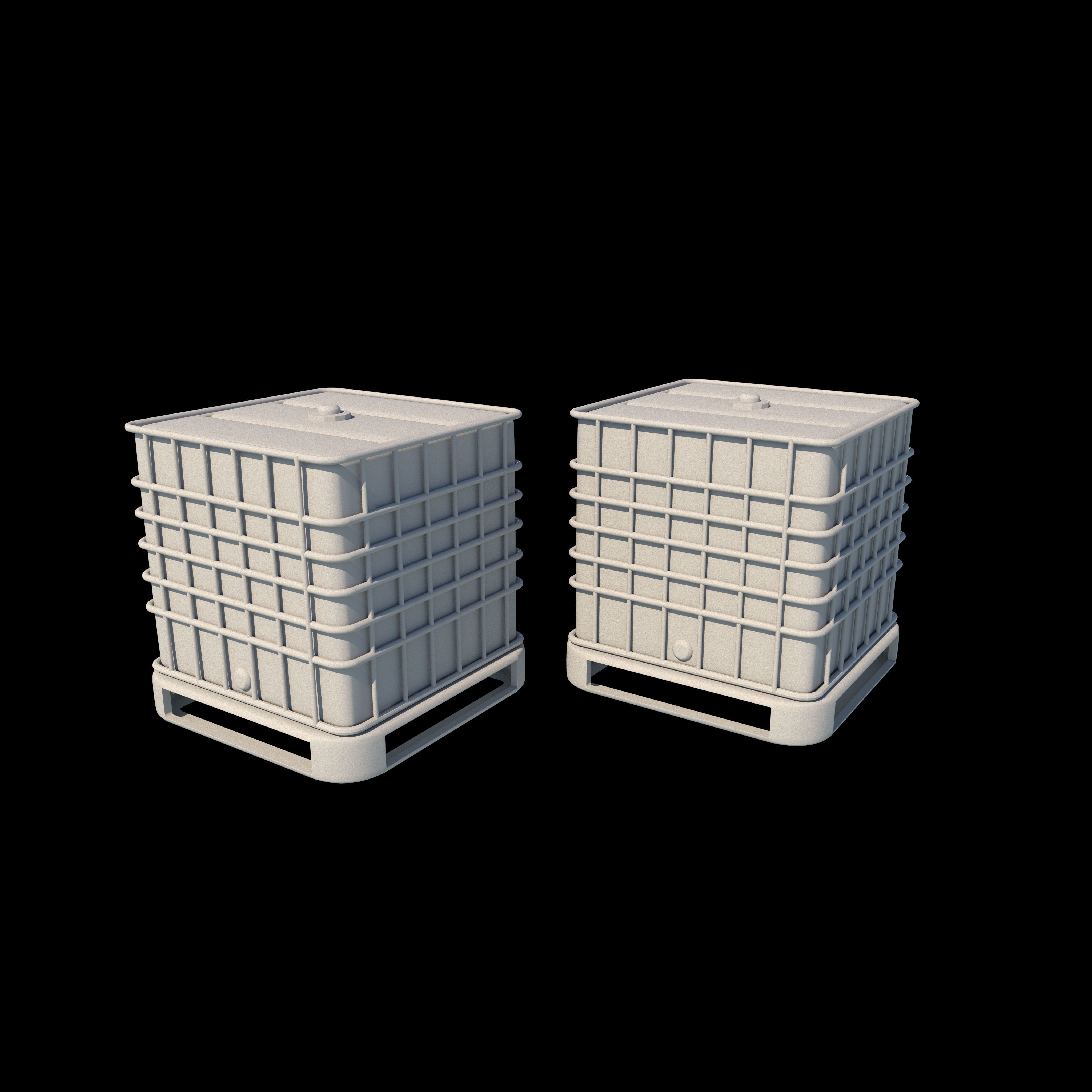 water tank 3D model_11