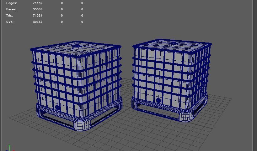 water tank 3D model_9