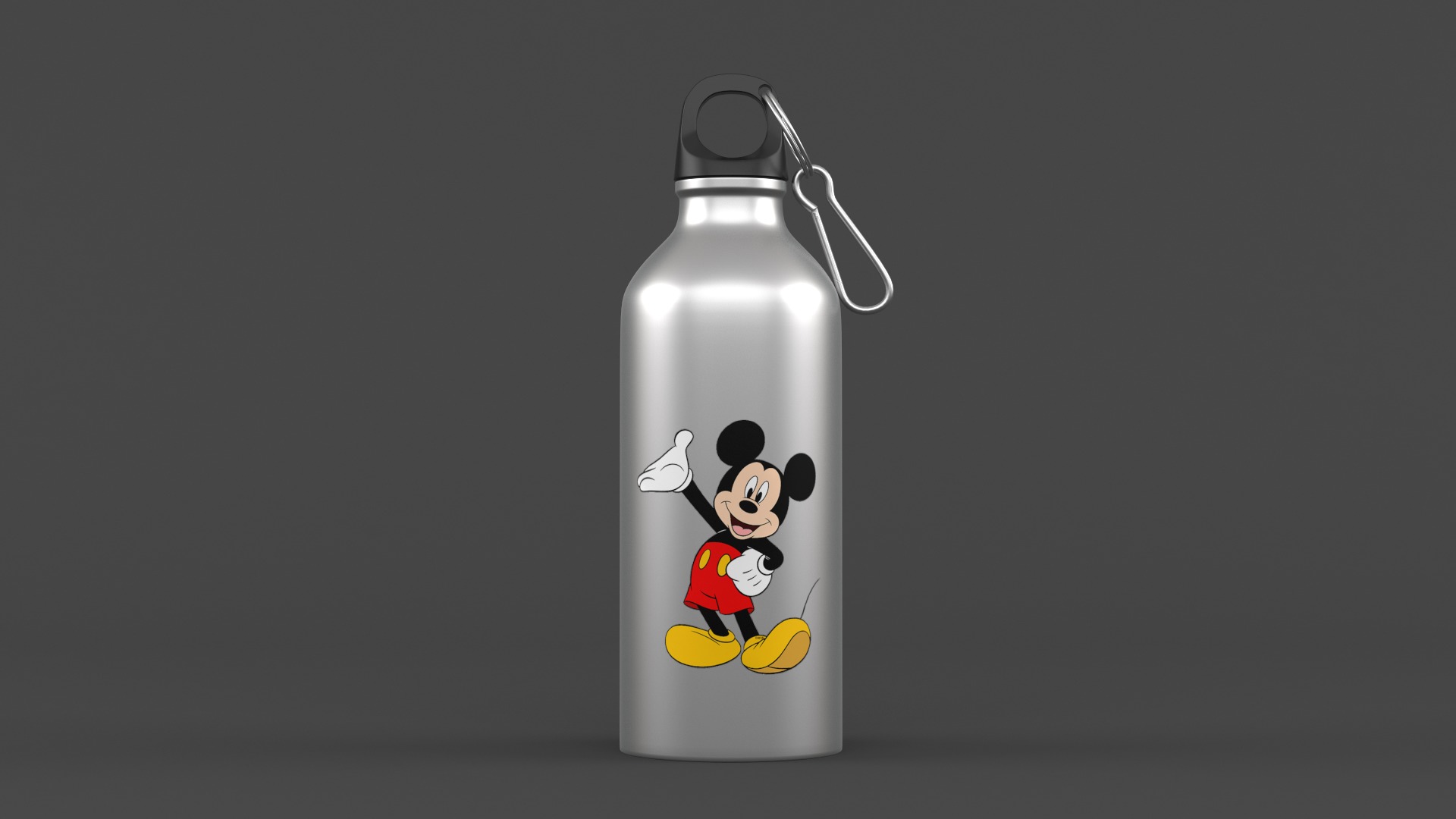 Water Bottle 3D model_1