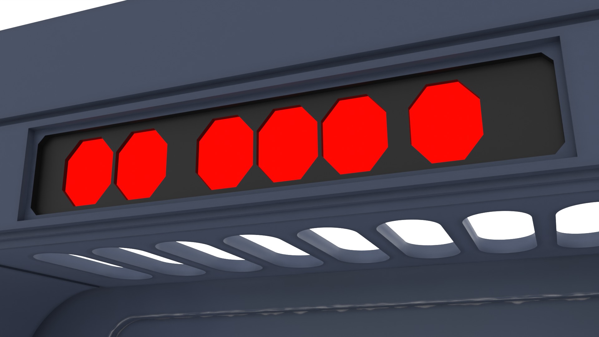 Scarif Hallway Door 1-6 scale Hottoys 3D print model_10