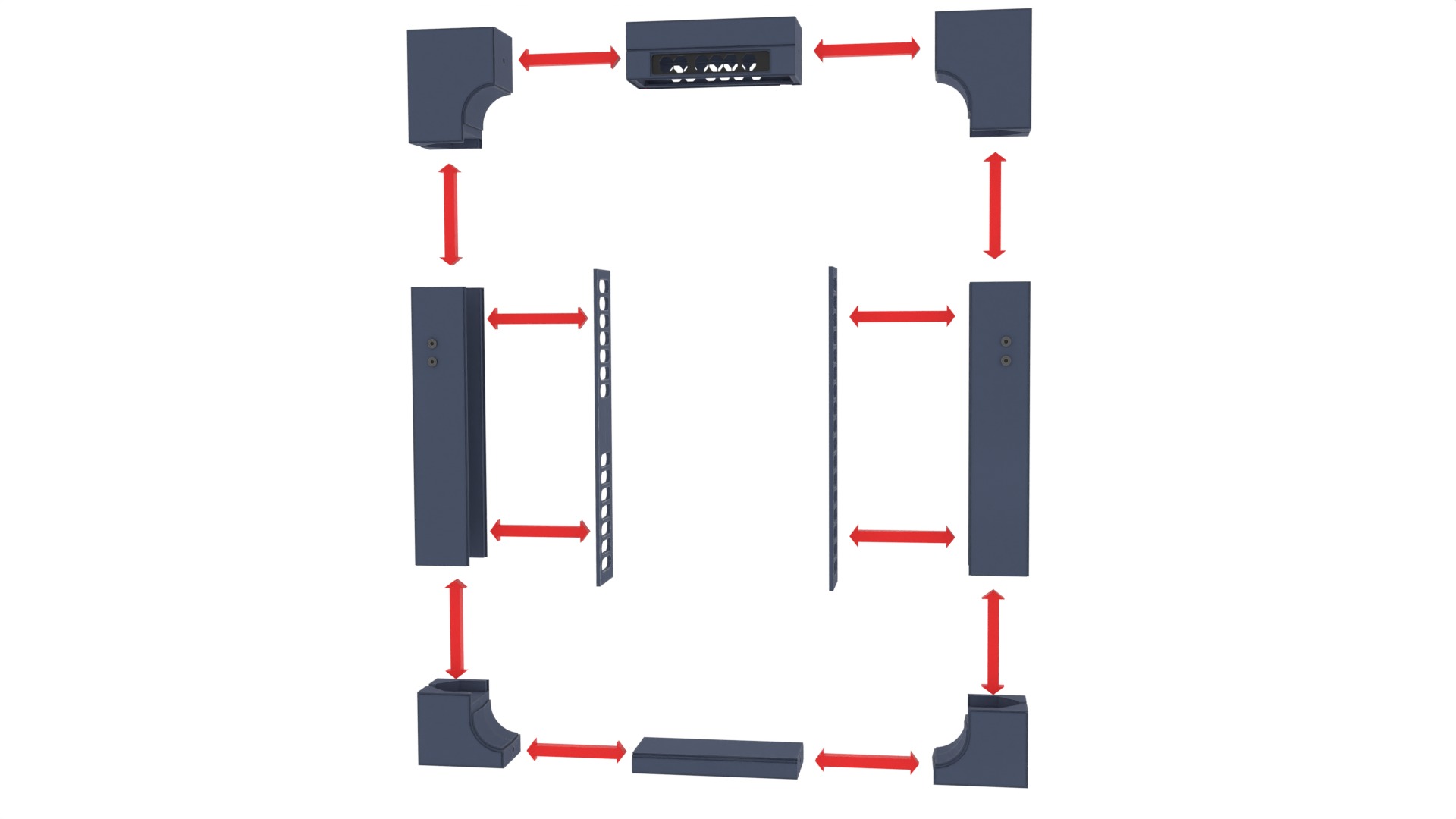 Scarif Hallway Door 1-6 scale Hottoys 3D print model_7