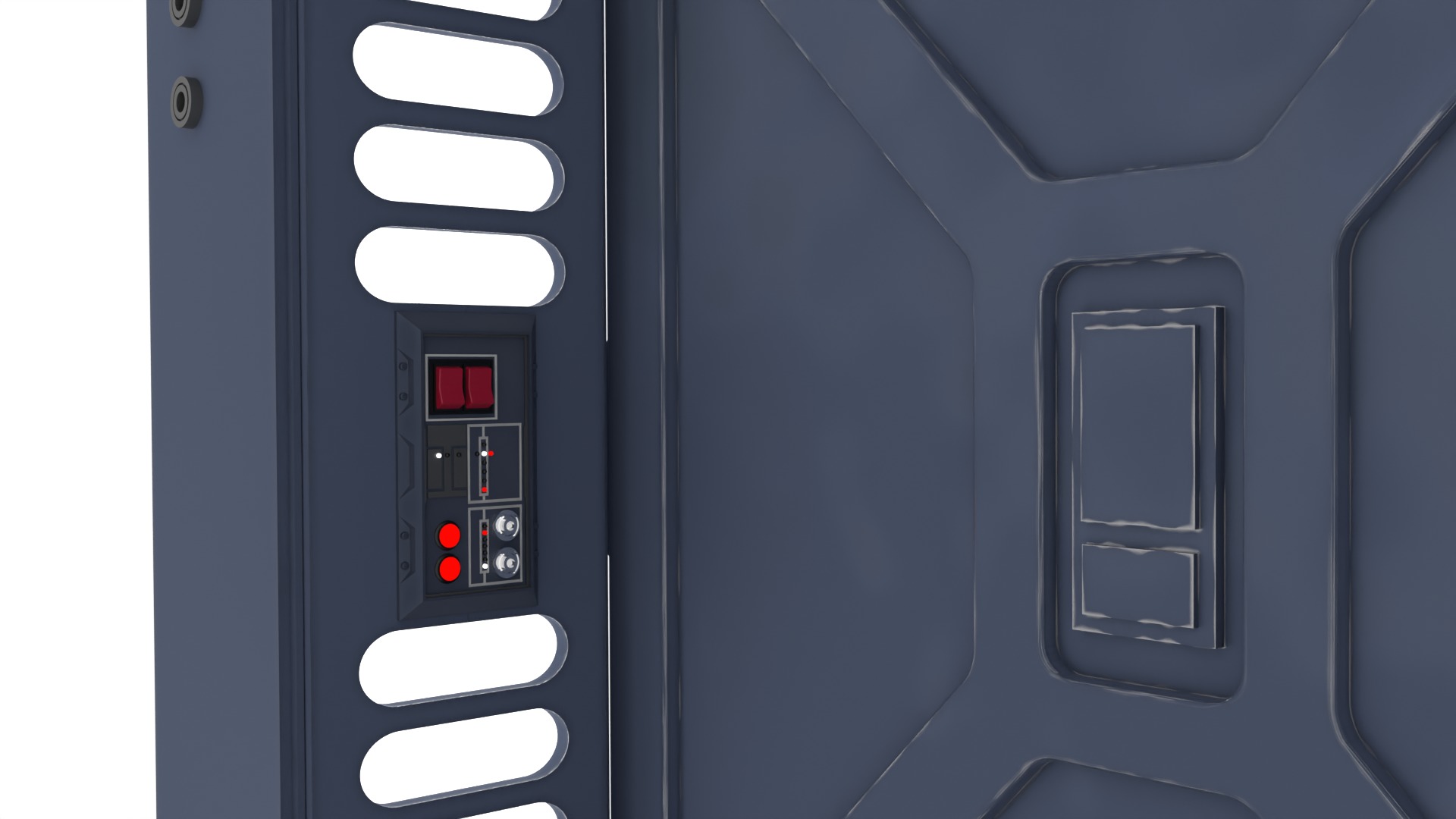 Scarif Hallway Door 1-6 scale Hottoys 3D print model_3