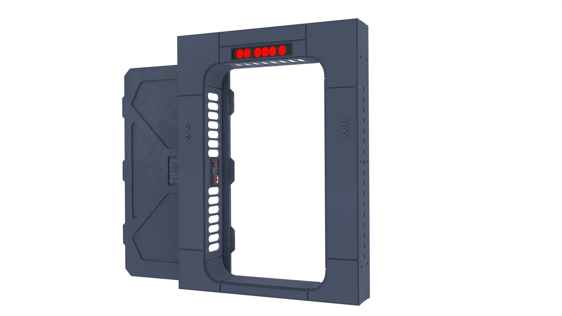 Scarif Hallway Door 1-6 scale Hottoys 3D print model_6