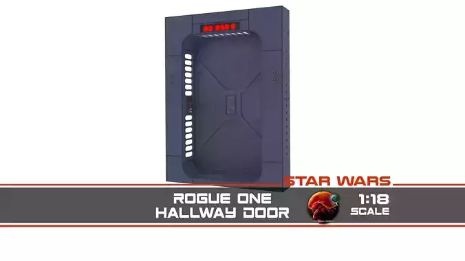 Scarif Hallway Door 1-18 scale Kenner Hasbro 3D print model