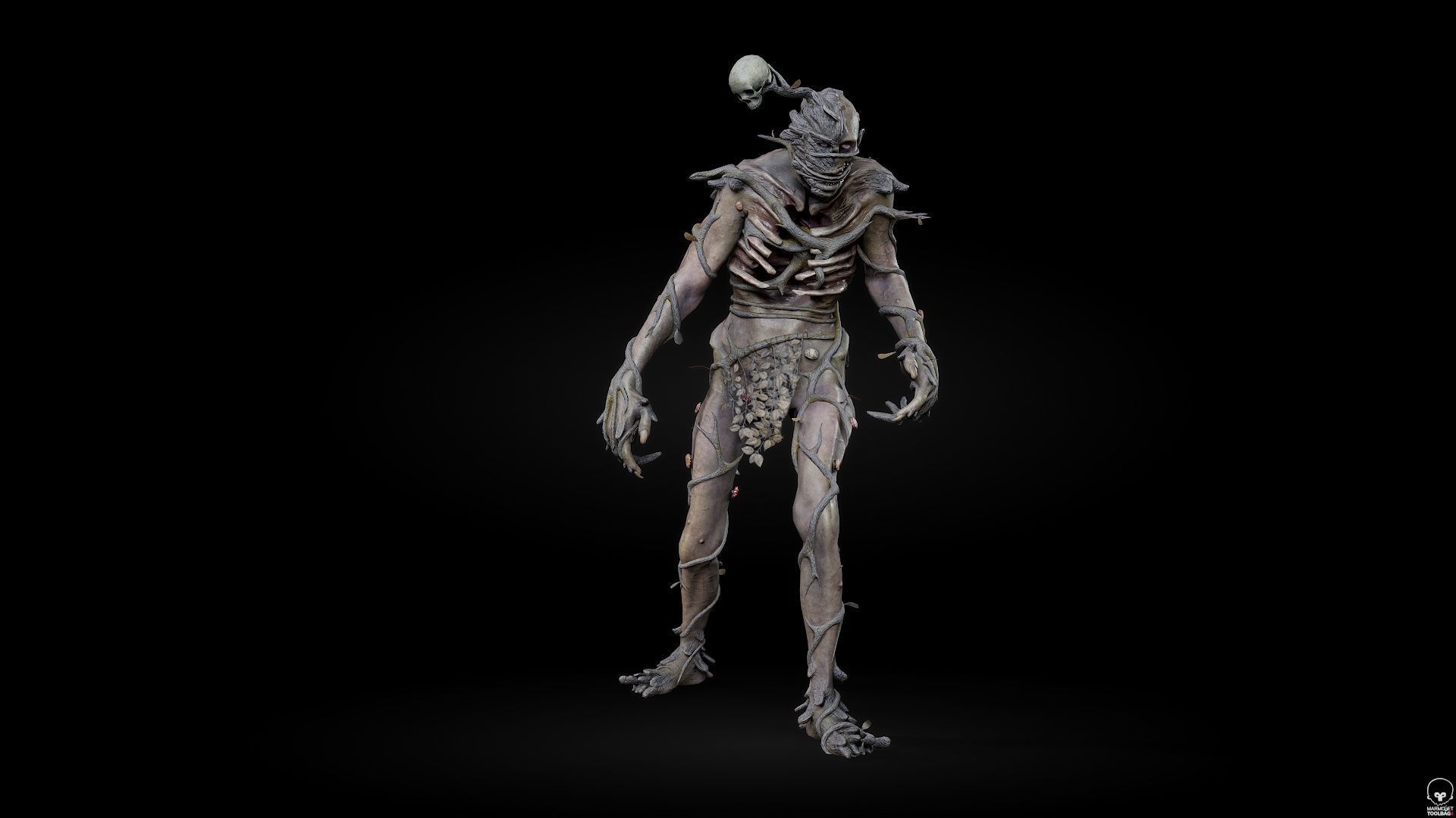 ForestMonster2 Low-poly 3D model_16