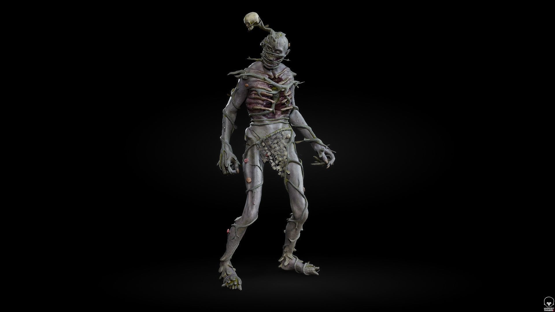 ForestMonster2 Low-poly 3D model_5