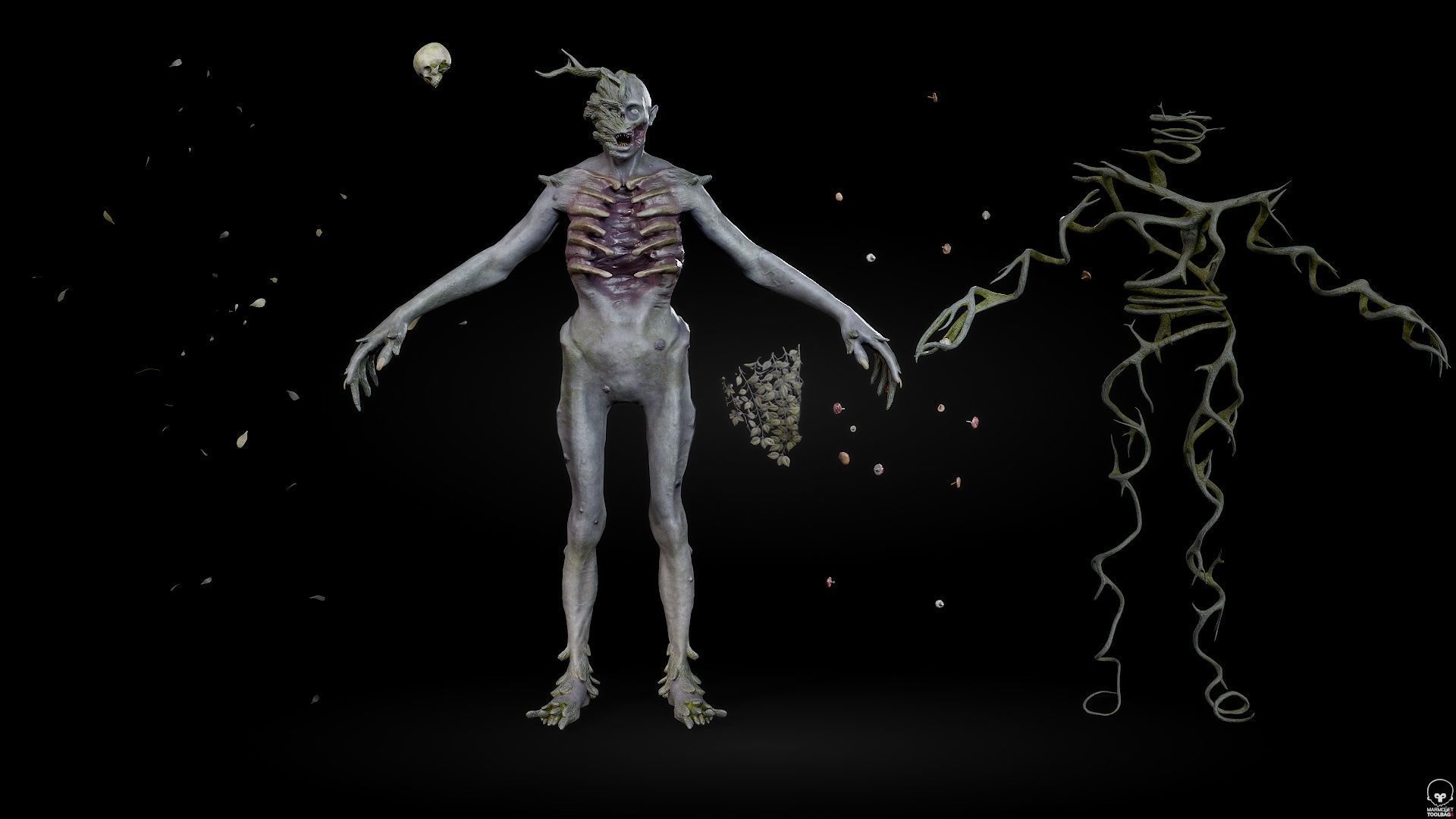 ForestMonster2 Low-poly 3D model_22