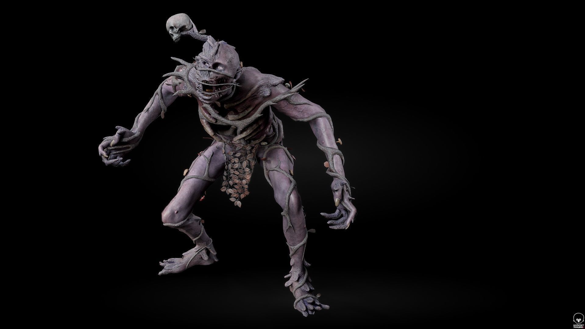 ForestMonster2 Low-poly 3D model_7