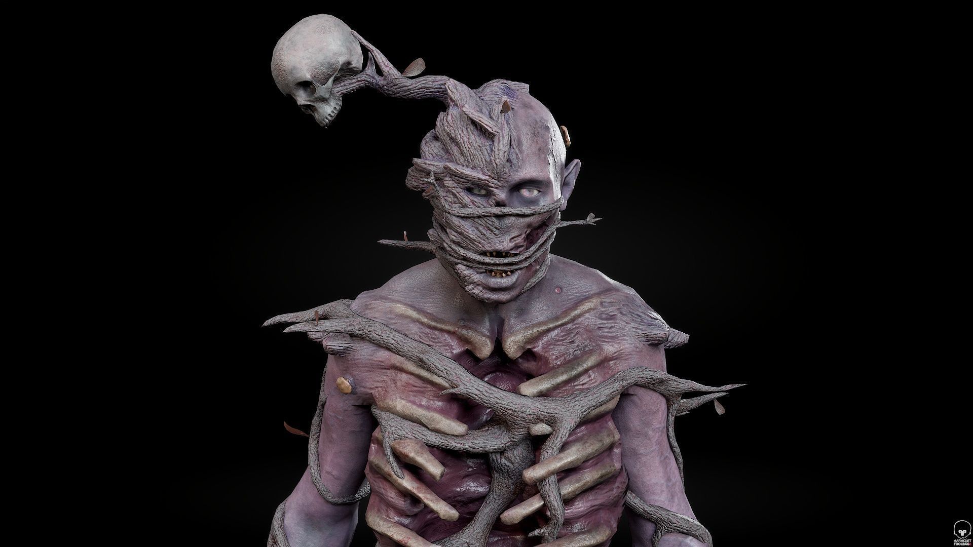 ForestMonster2 Low-poly 3D model_6