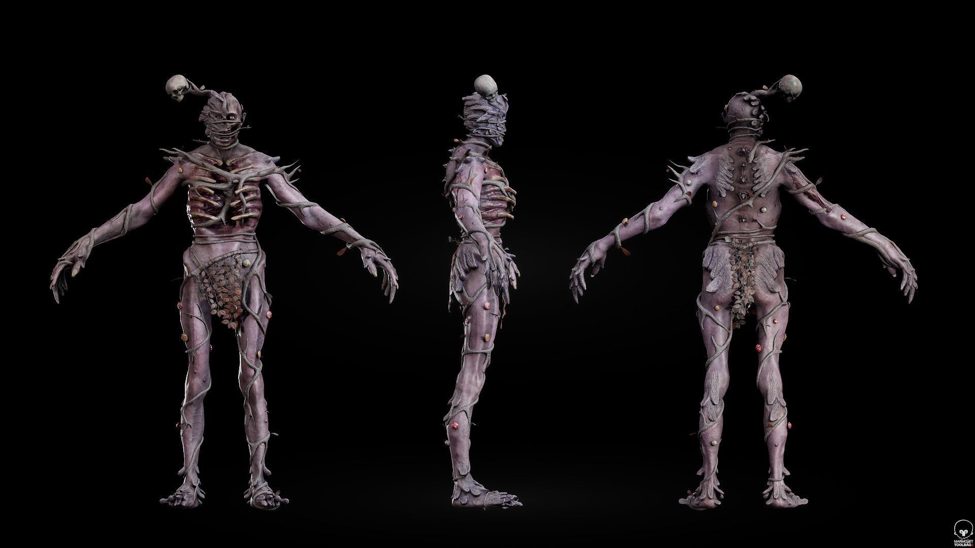 ForestMonster2 Low-poly 3D model_10