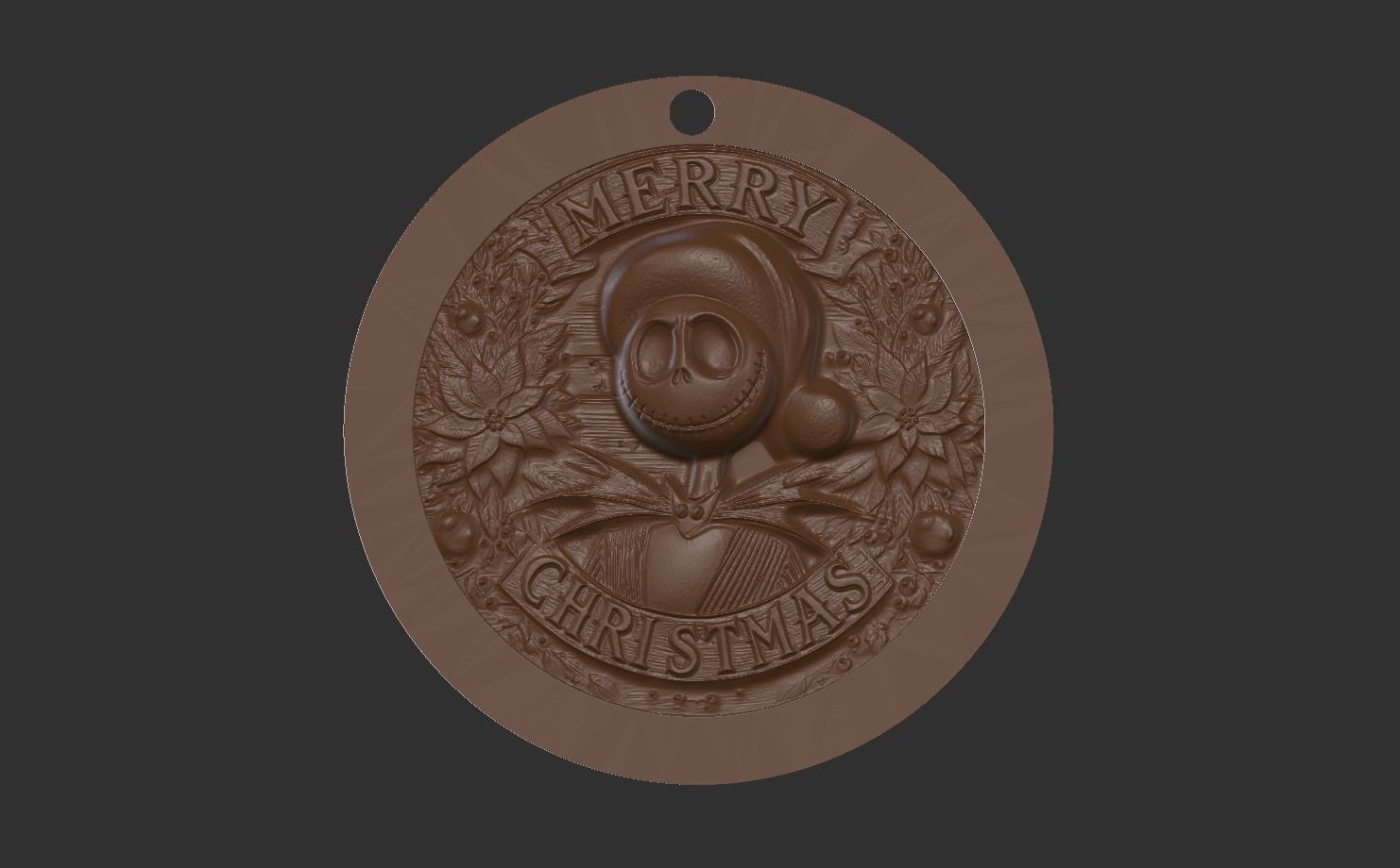 jack skellington decor 3D print model_3