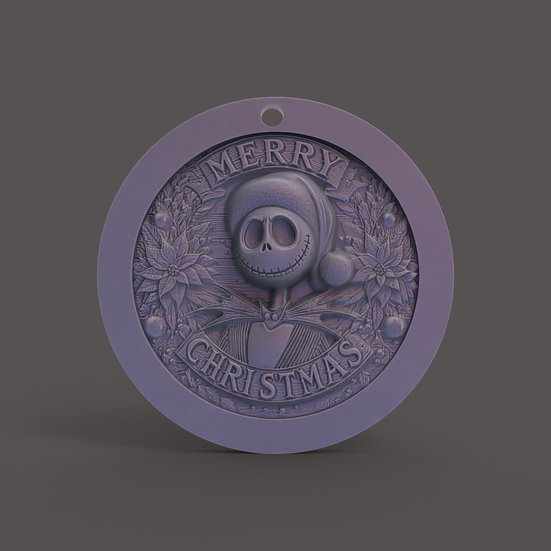 jack skellington decor 3D print model_2