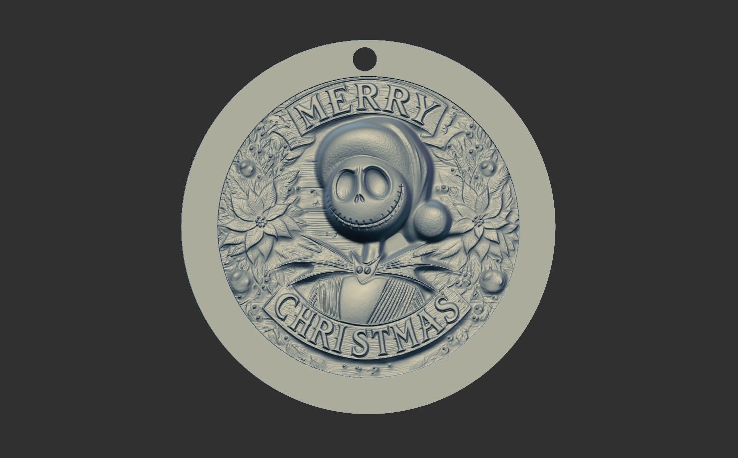 jack skellington decor 3D print model_5