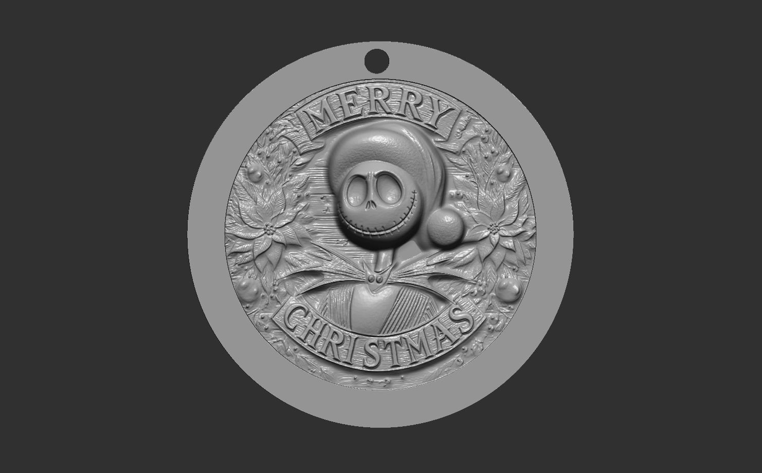 jack skellington decor 3D print model_4