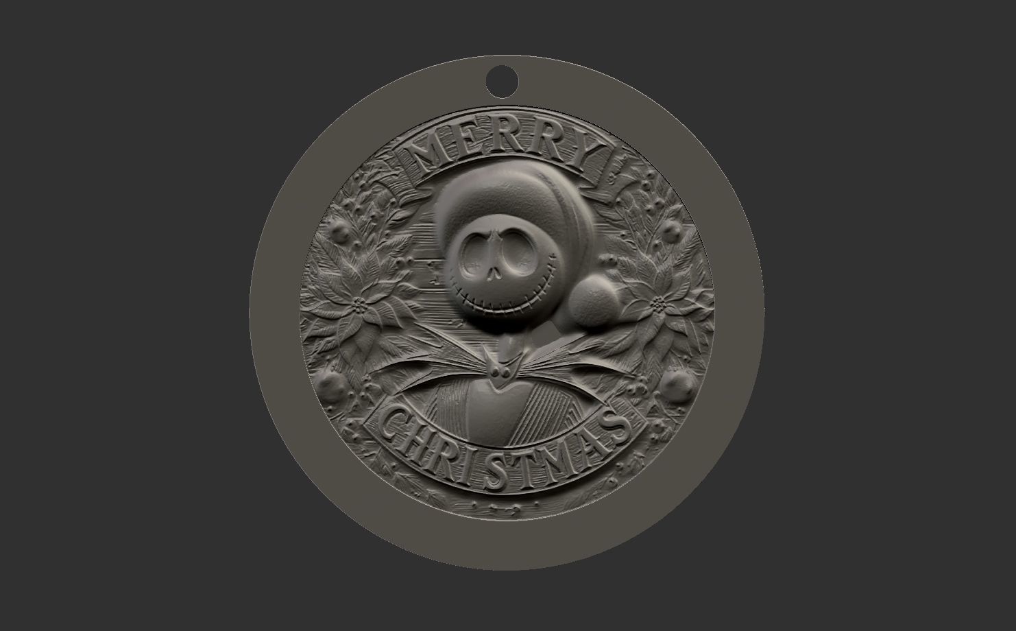 jack skellington decor 3D print model_10