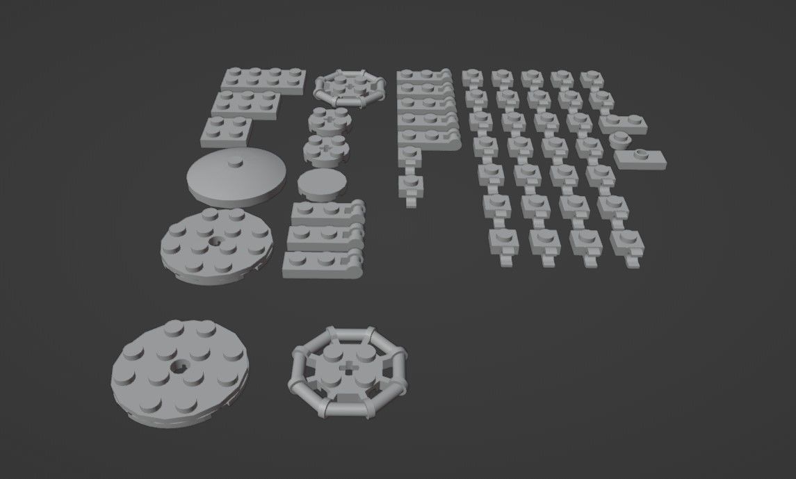 PixelBricks3D - Lego Halloween Spider Set  3D print model_2