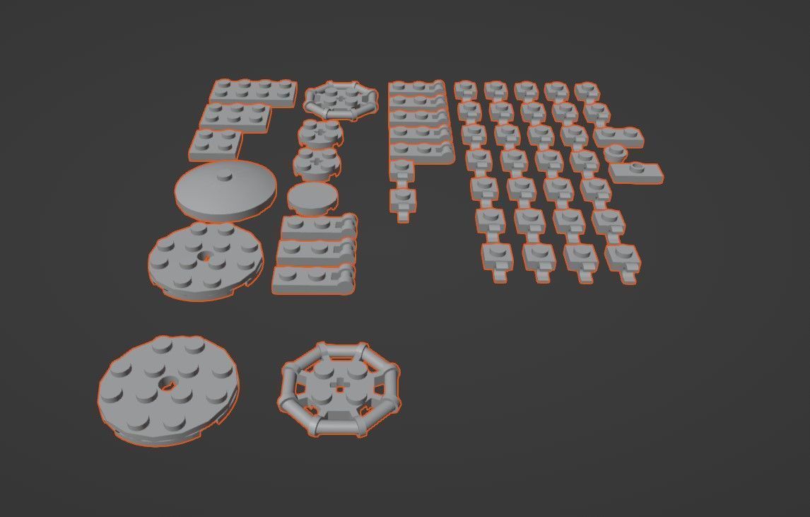 PixelBricks3D - Lego Halloween Spider Set  3D print model_3