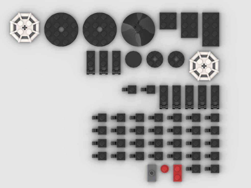 PixelBricks3D - Lego Halloween Spider Set  3D print model_1