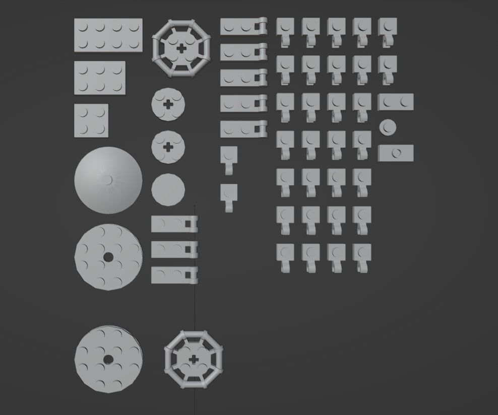 PixelBricks3D - Lego Halloween Spider Set  3D print model_4