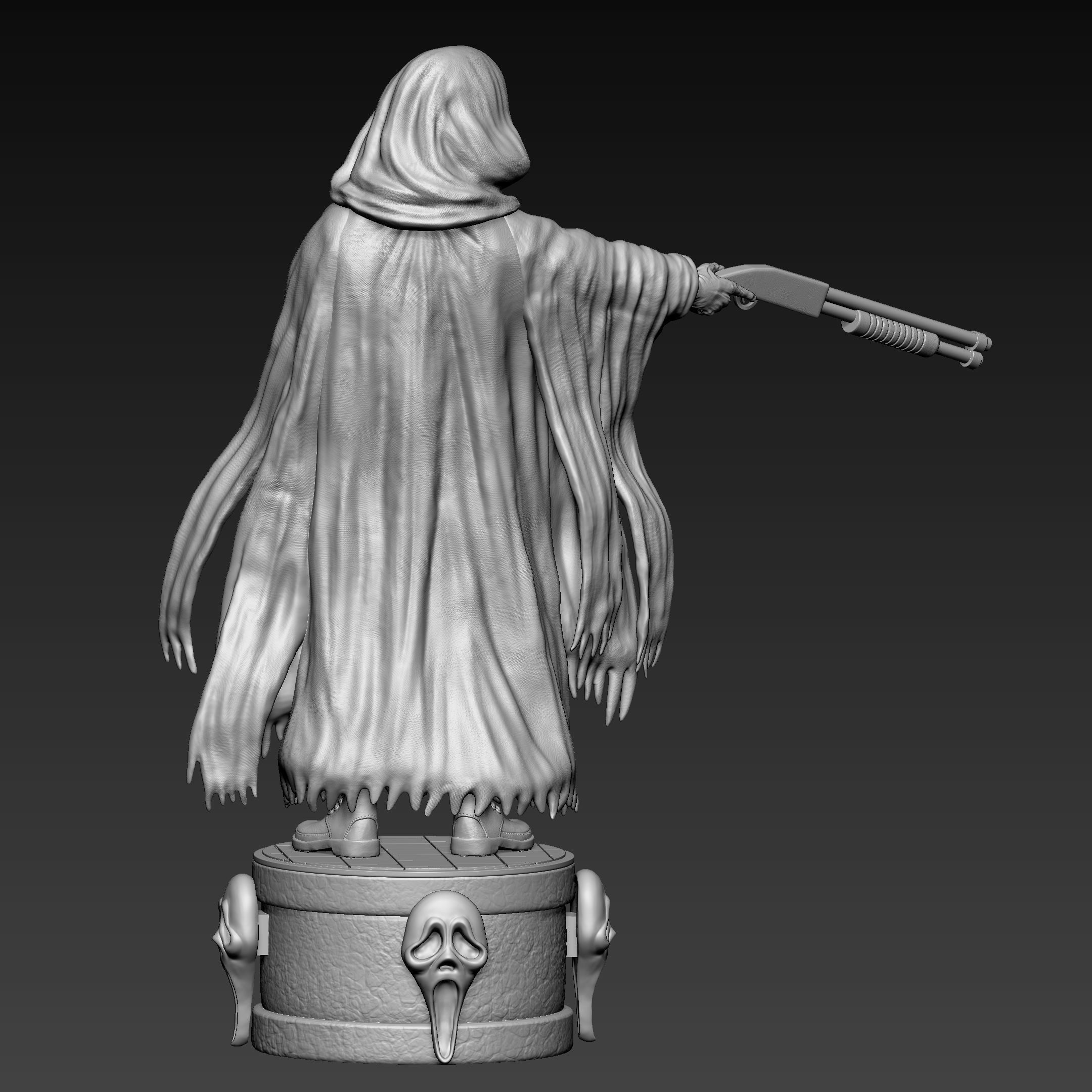 Ghostface - Collectible deluxe 3D print model_8