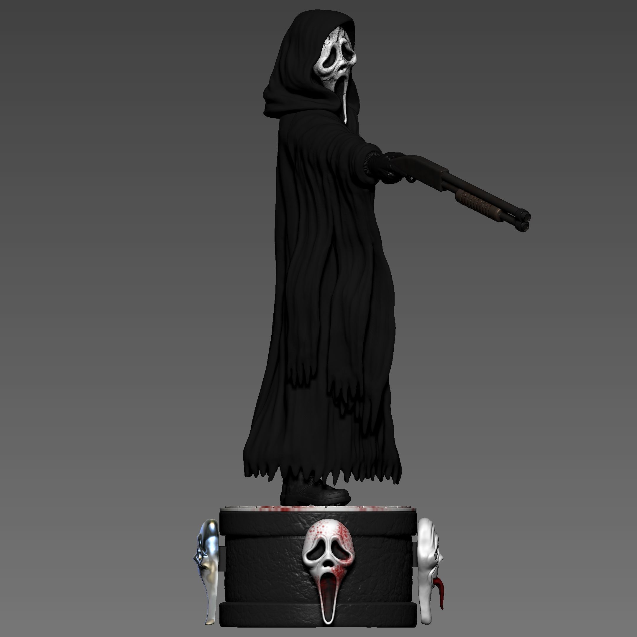 Ghostface - Collectible deluxe 3D print model_18