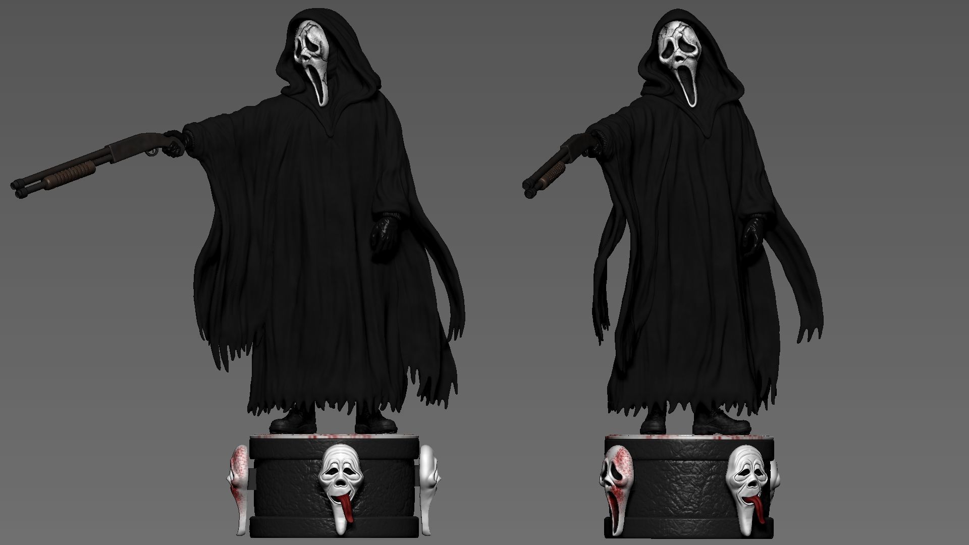 Ghostface - Collectible deluxe 3D print model_16