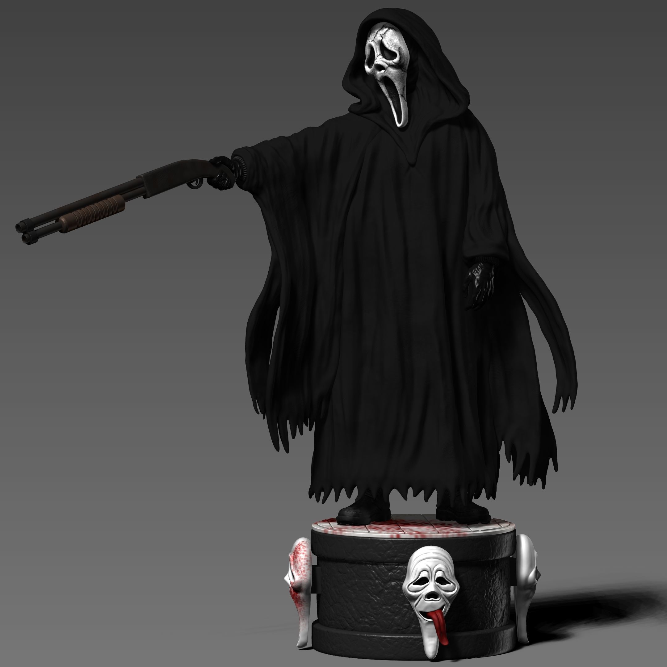 Ghostface - Collectible deluxe 3D print model_25