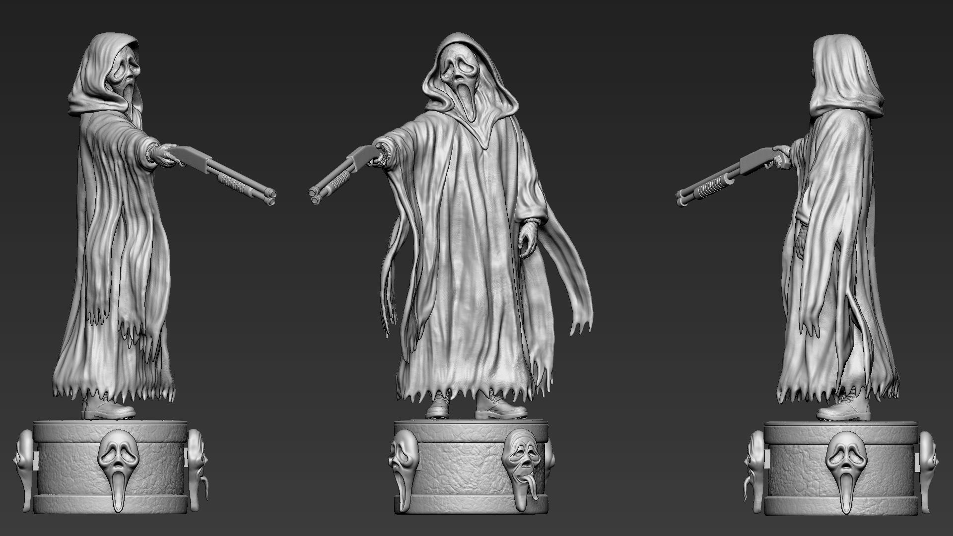 Ghostface - Collectible deluxe 3D print model_6