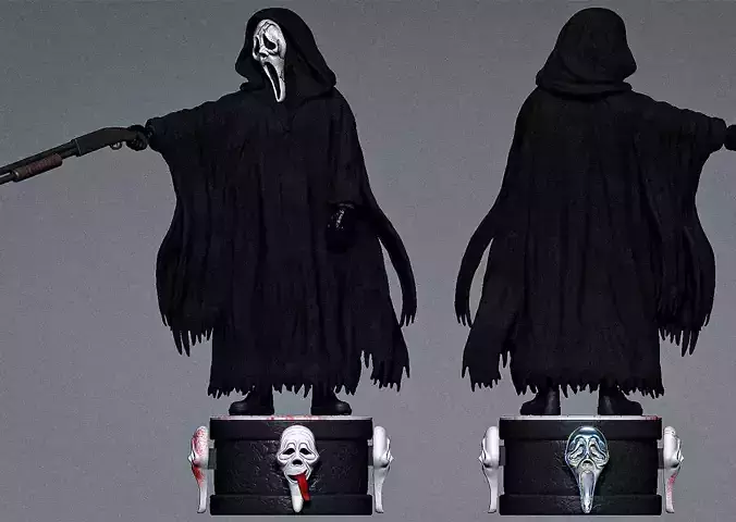 Ghostface - Collectible deluxe 3D print model