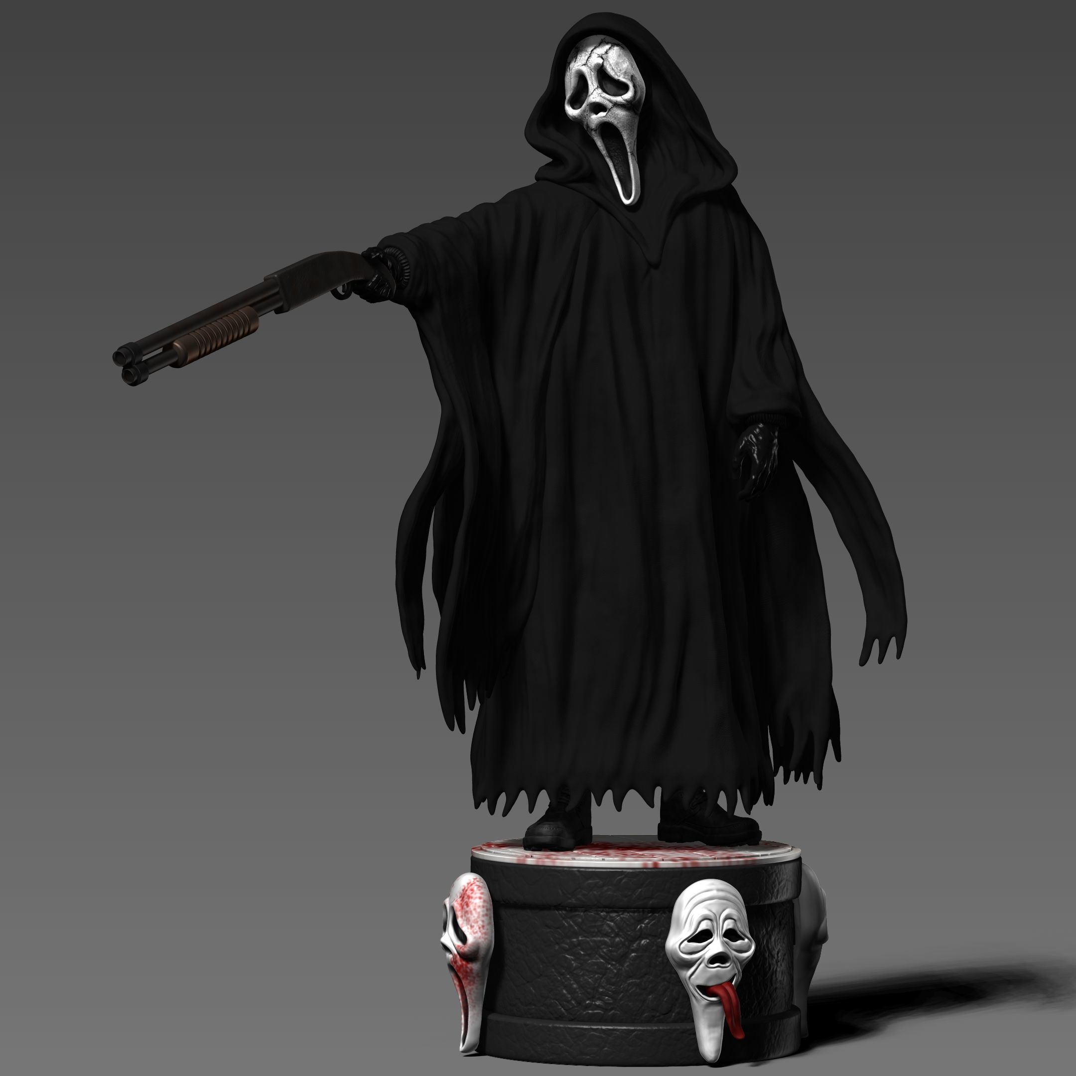 Ghostface - Collectible deluxe 3D print model_29