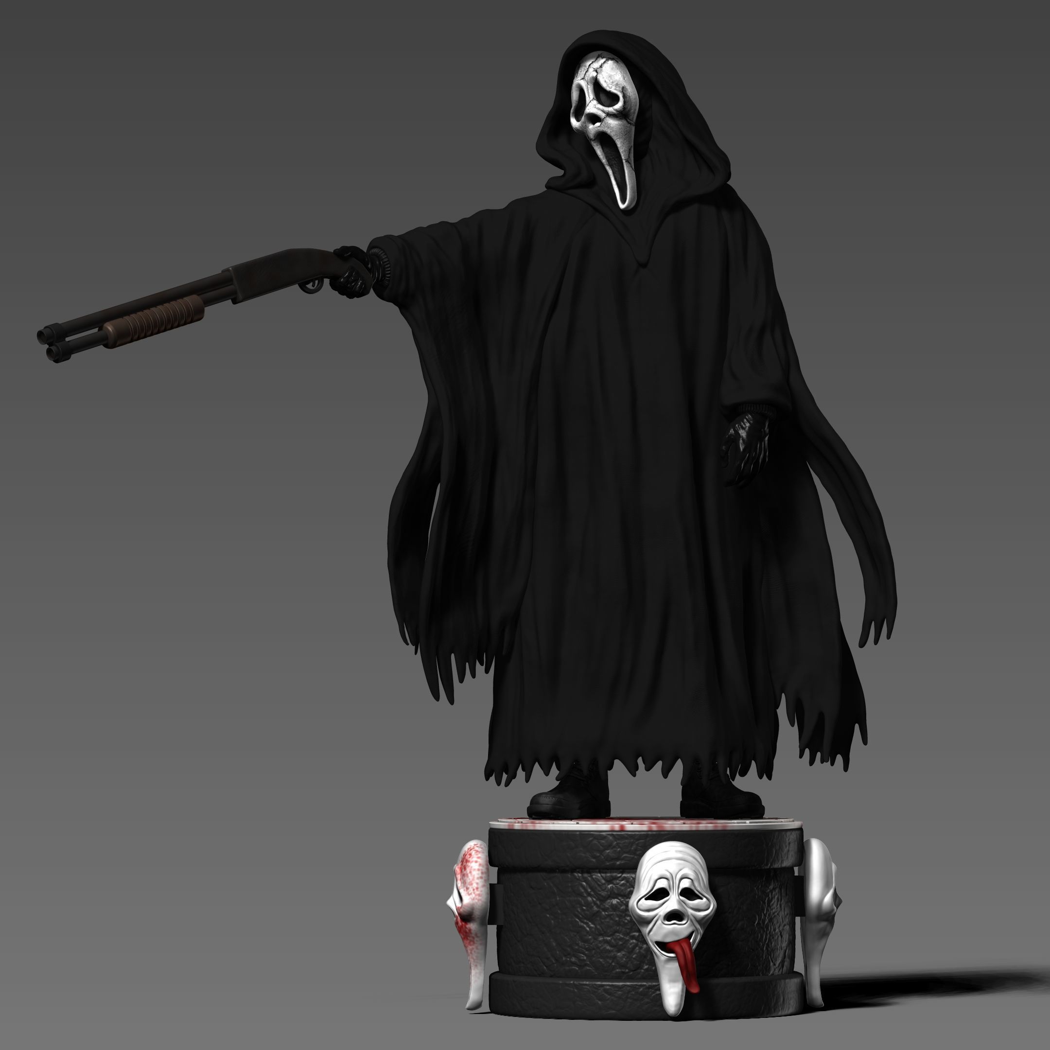 Ghostface - Collectible deluxe 3D print model_23