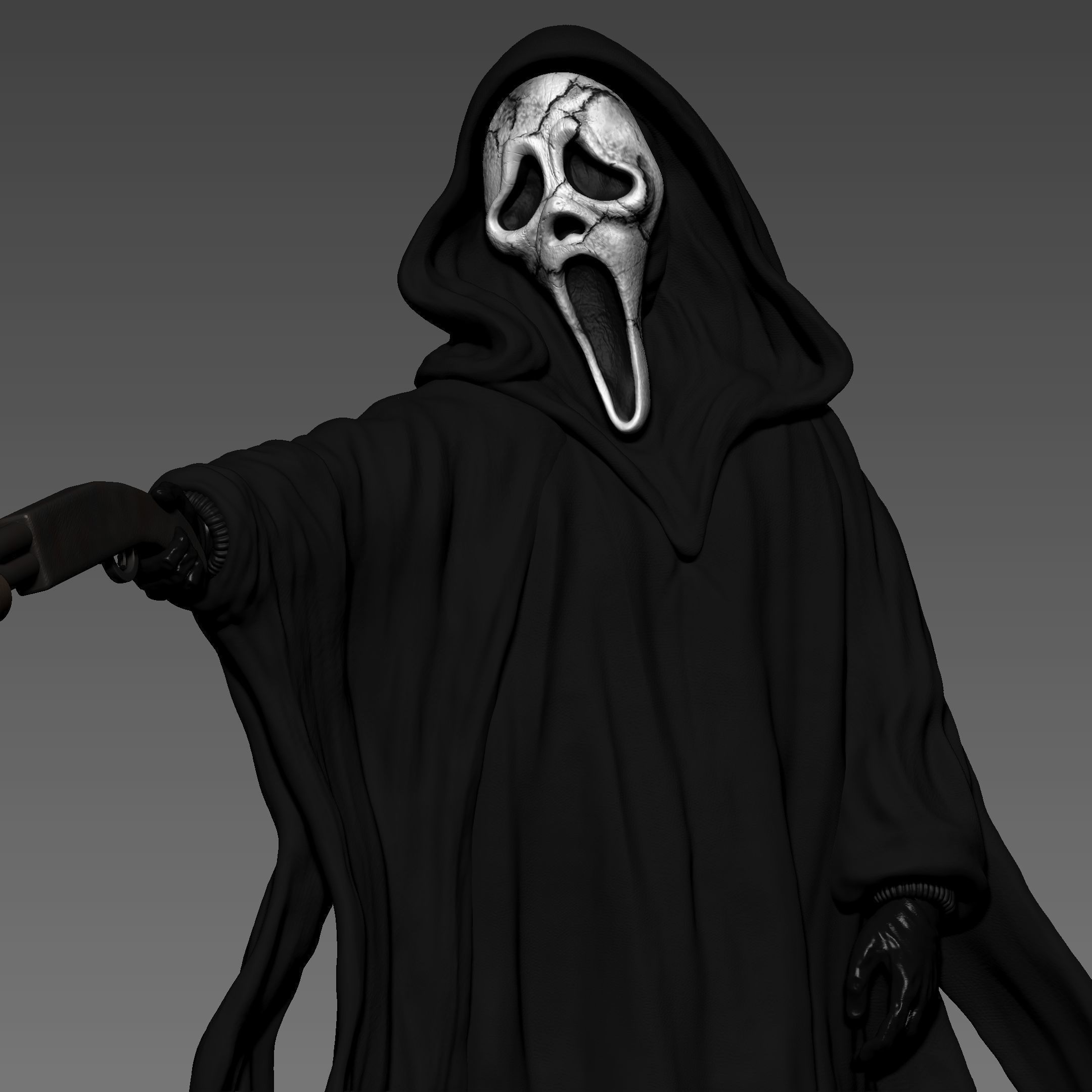 Ghostface - Collectible deluxe 3D print model_20