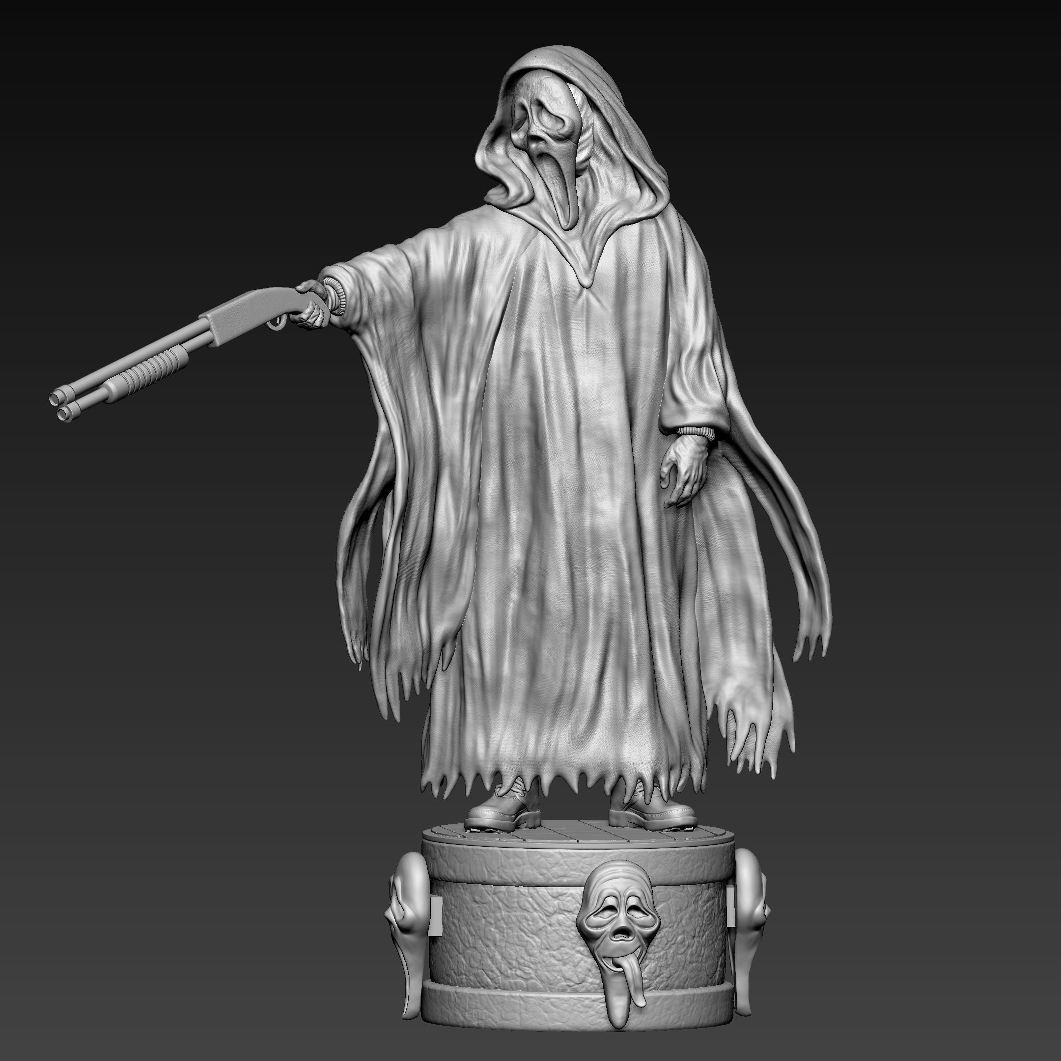 Ghostface - Collectible deluxe 3D print model_7