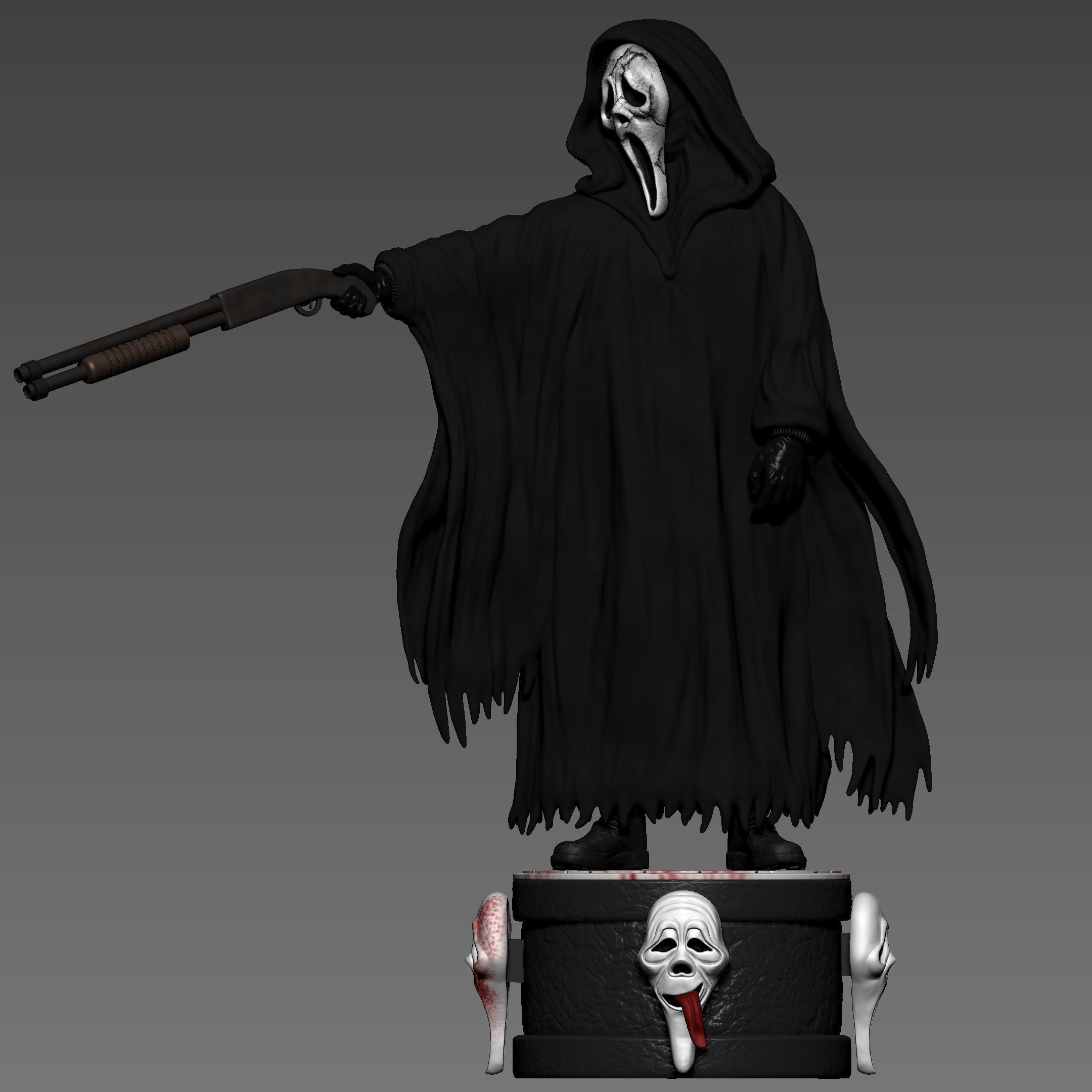 Ghostface - Collectible deluxe 3D print model_17