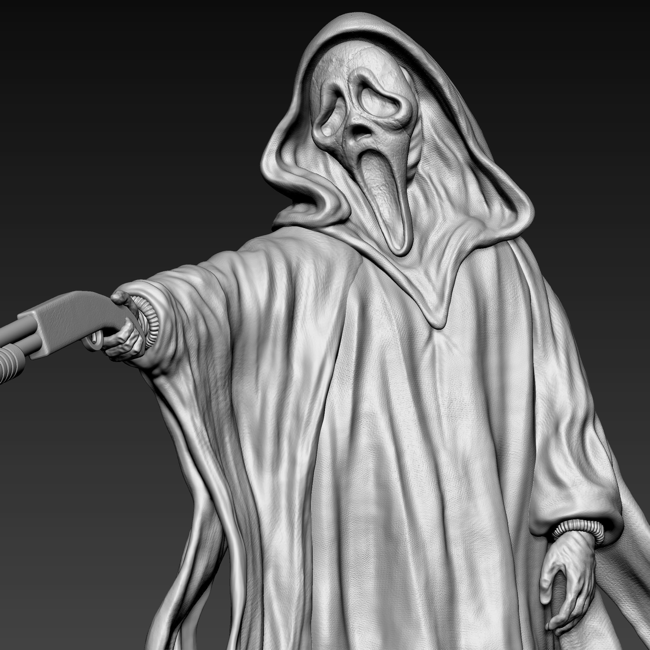 Ghostface - Collectible deluxe 3D print model_10