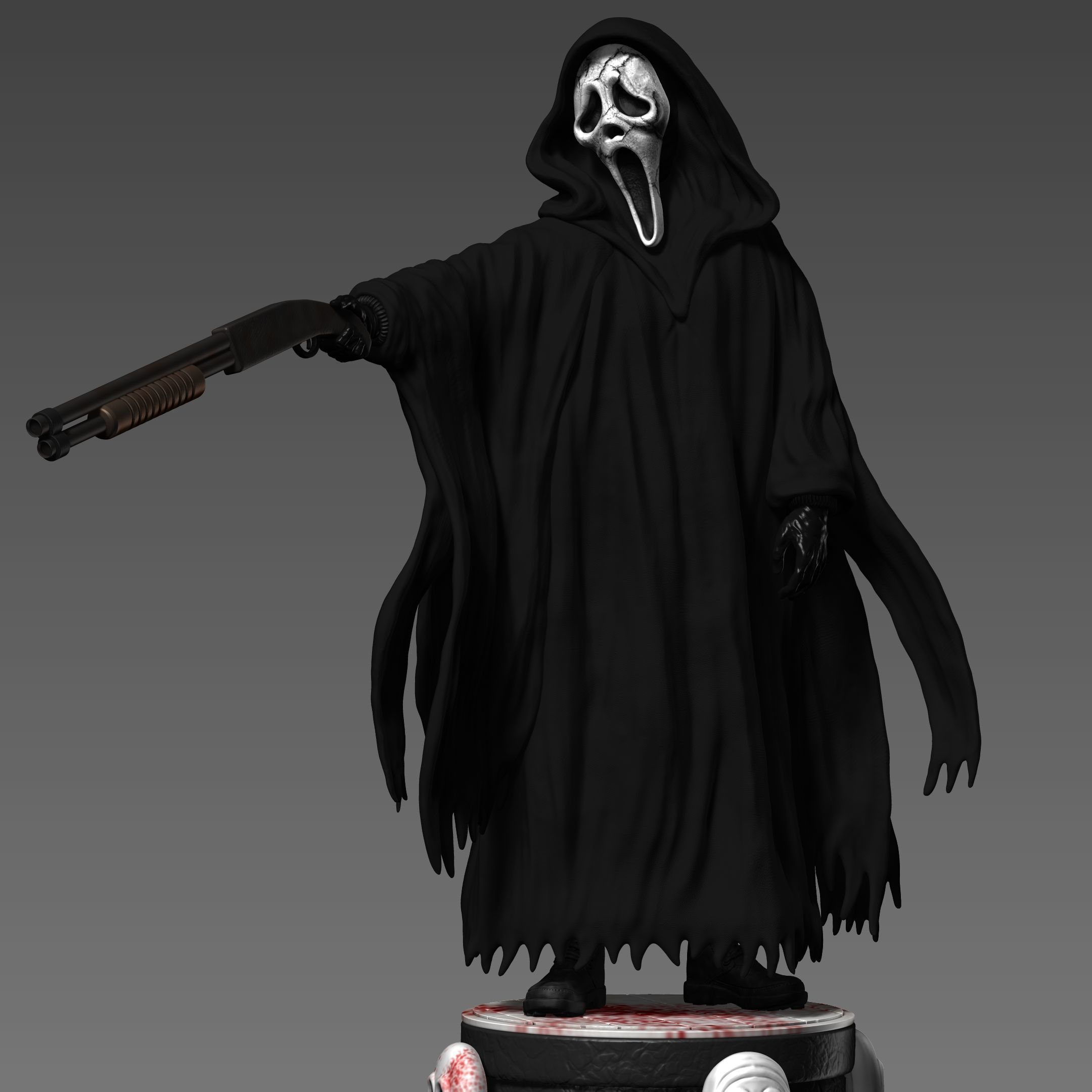 Ghostface - Collectible deluxe 3D print model_30