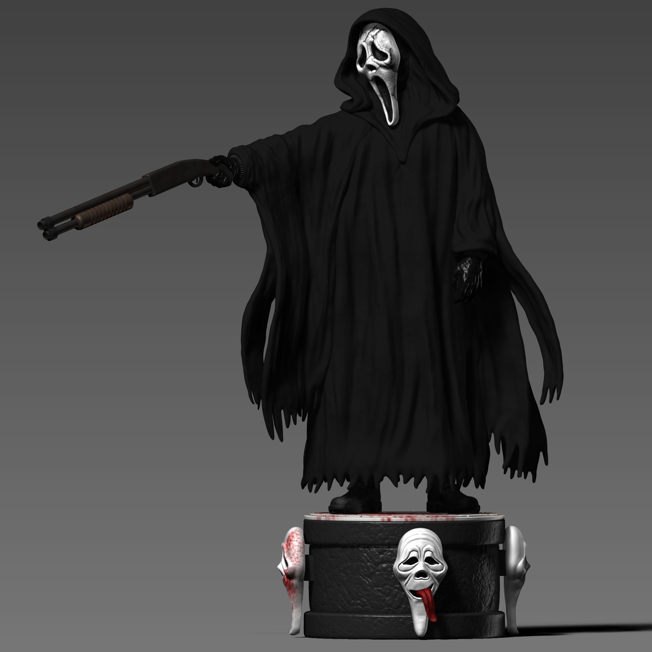 Ghostface - Collectible deluxe 3D print model_34