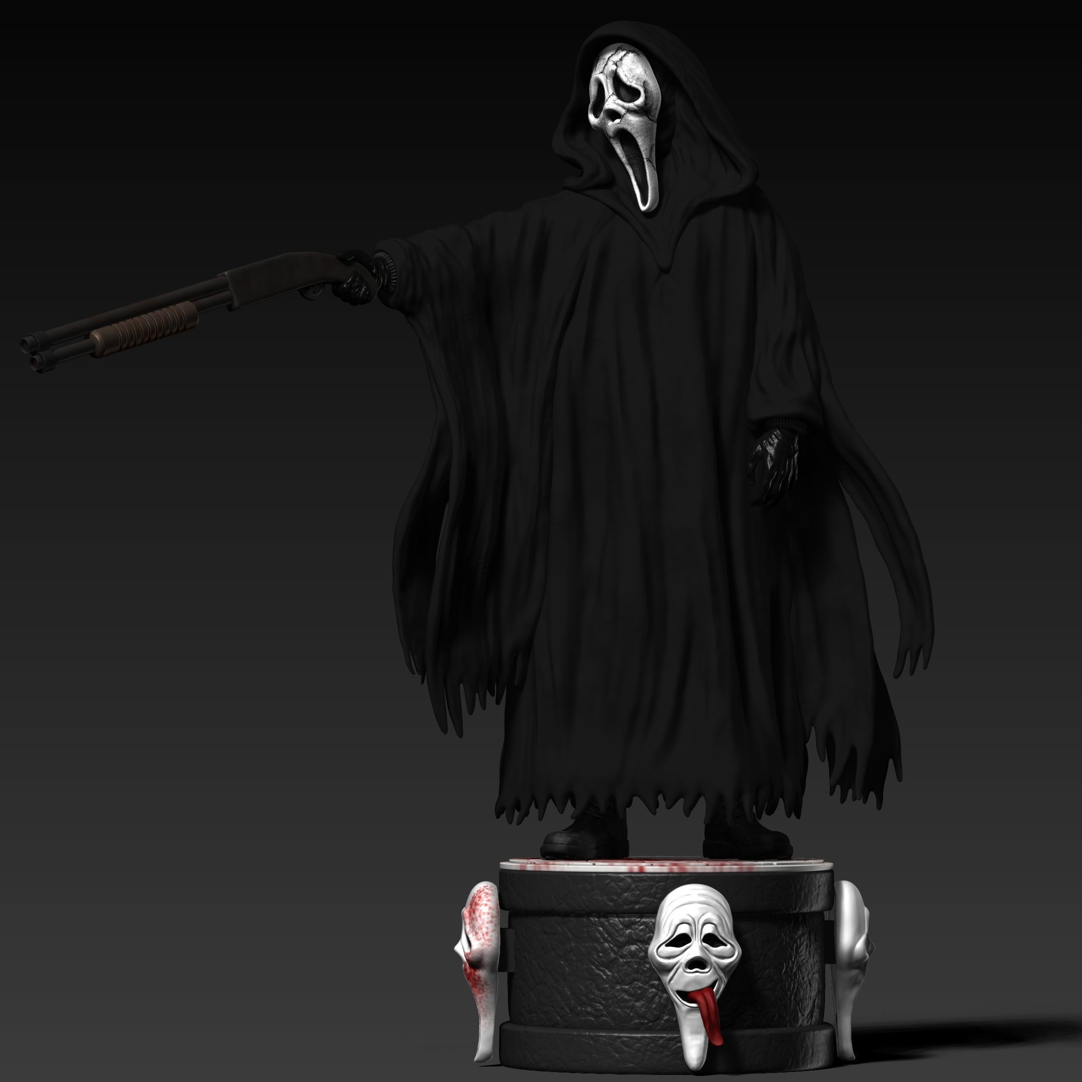 Ghostface - Collectible deluxe 3D print model_33