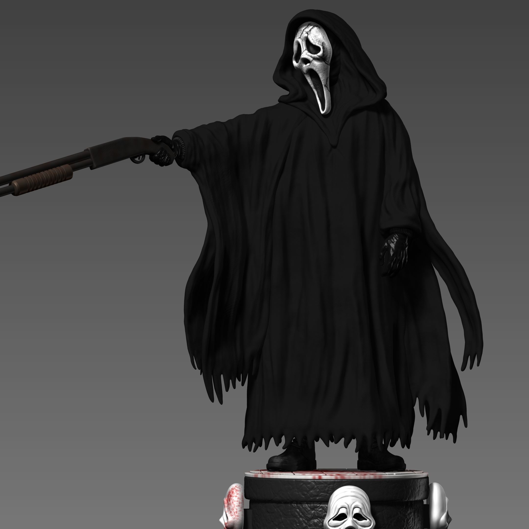 Ghostface - Collectible deluxe 3D print model_31