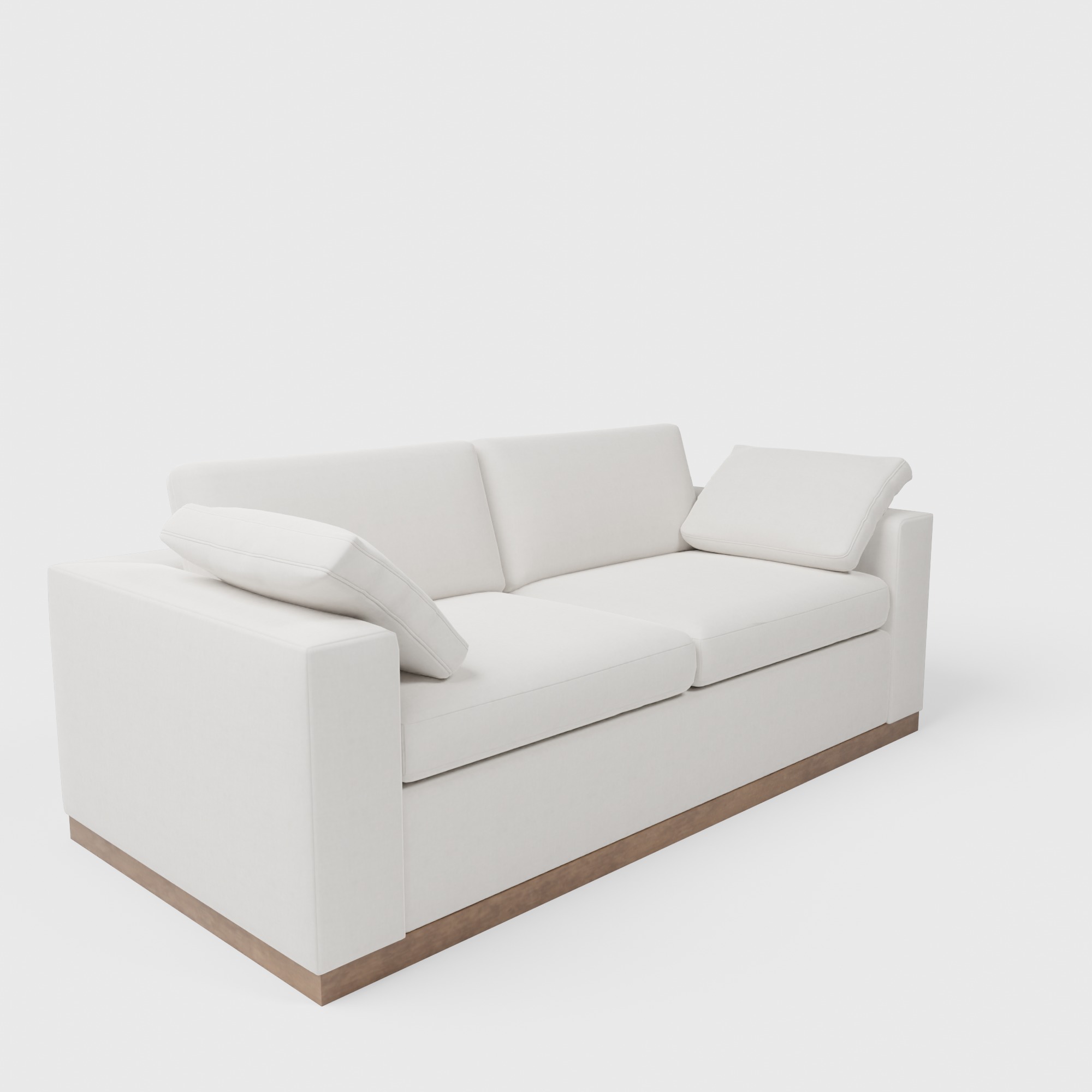 Dream Square Arm Upholstered Sofa Set 3D model_2