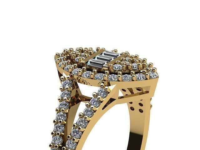 Engagement ring  3D print model