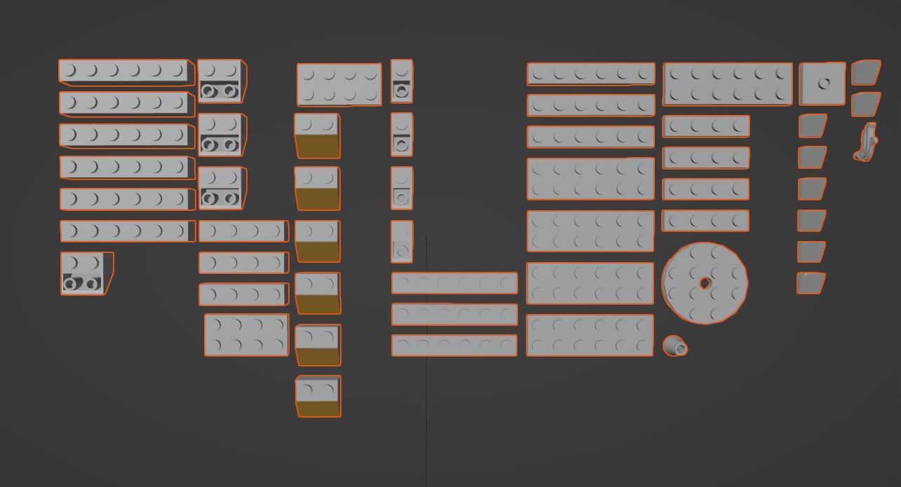 PixelBricks3D - Lego Halloween Pumpkin  3D print model_2