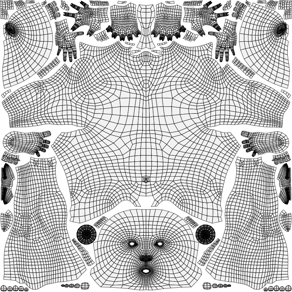 Christmas Santa Claus Low-poly 3D model_19