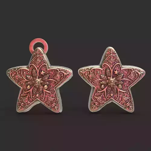 star cookie decor 3D print model