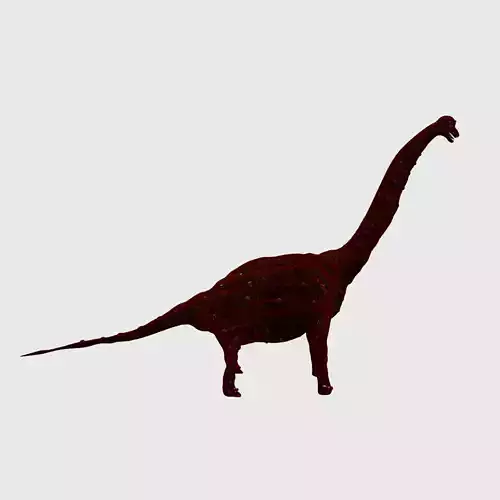 Red Brachiosaurus