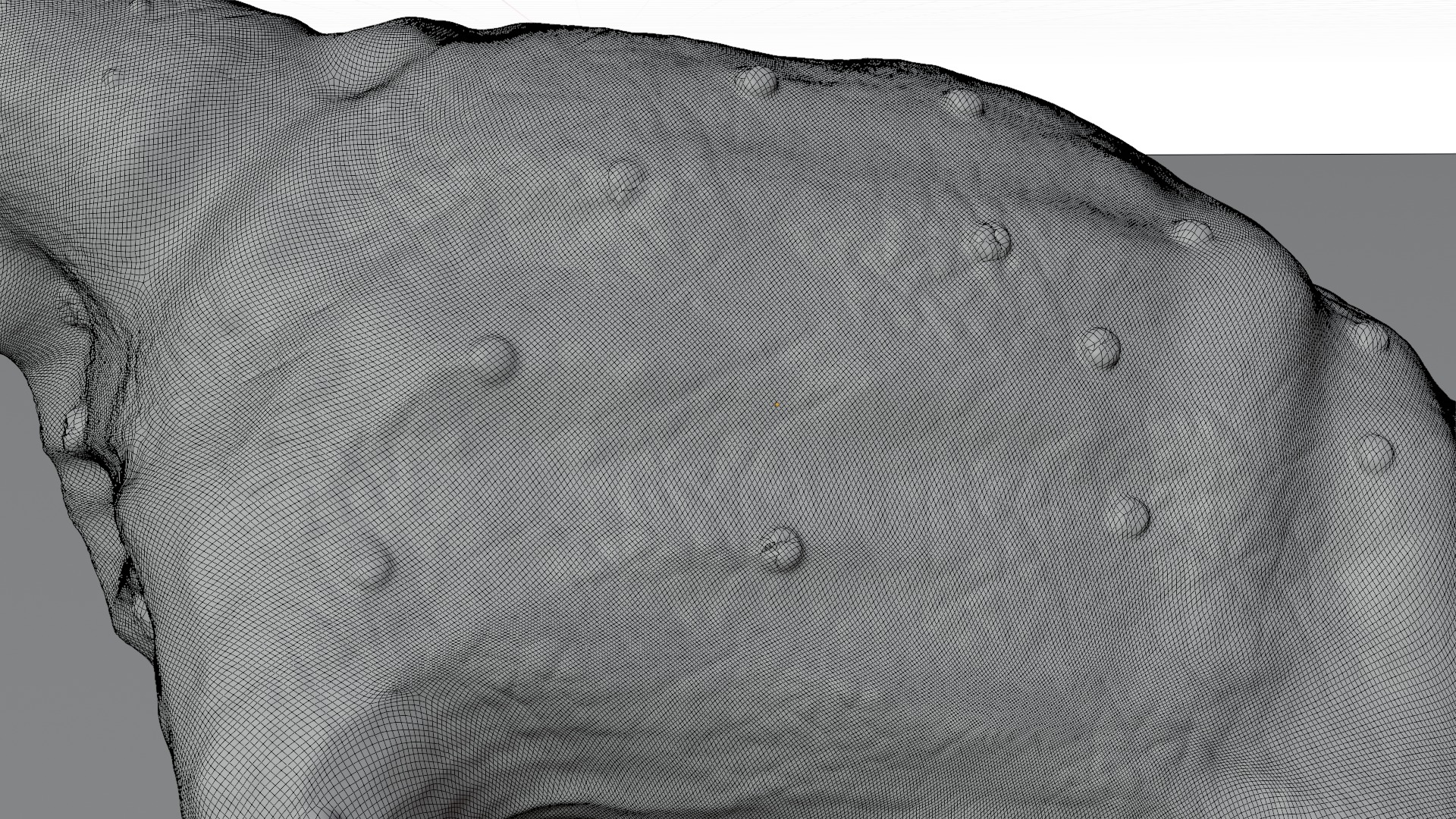 Red Brachiosaurus 3D model_7