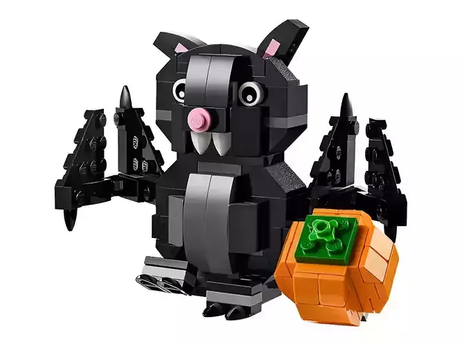 PixelBricks3D - Lego Halloween Bat  3D print model
