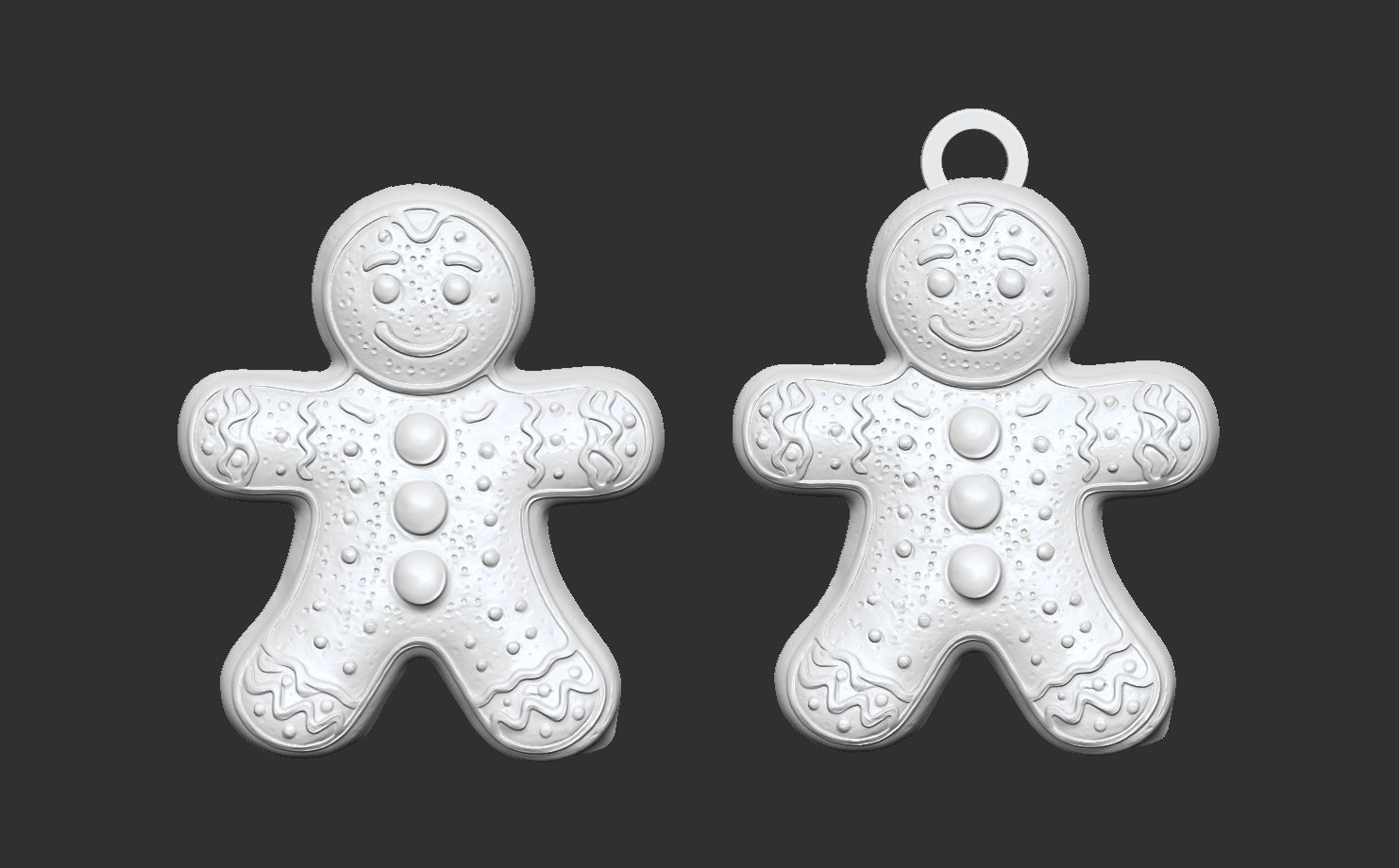 christmas tree cookie decor 3D print model_12
